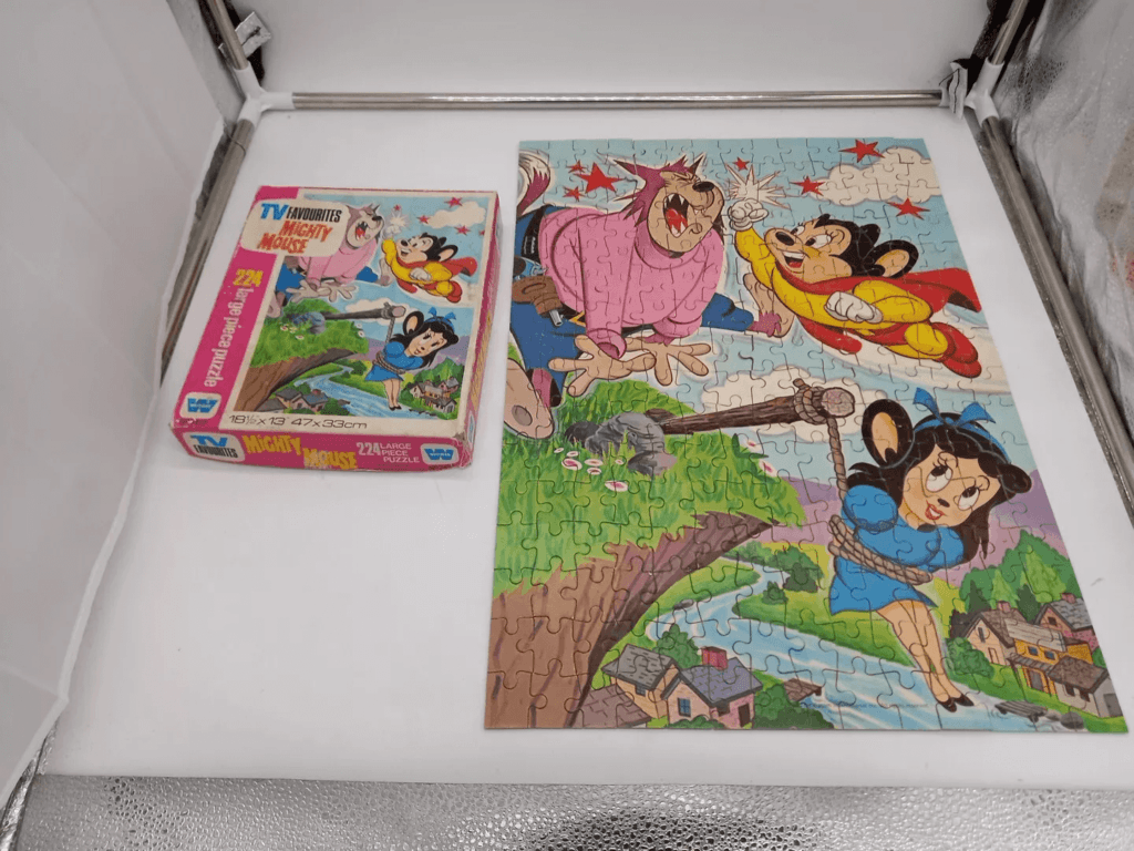 Vintage 224 pcs Mighty Mouse jigsaw puzzle