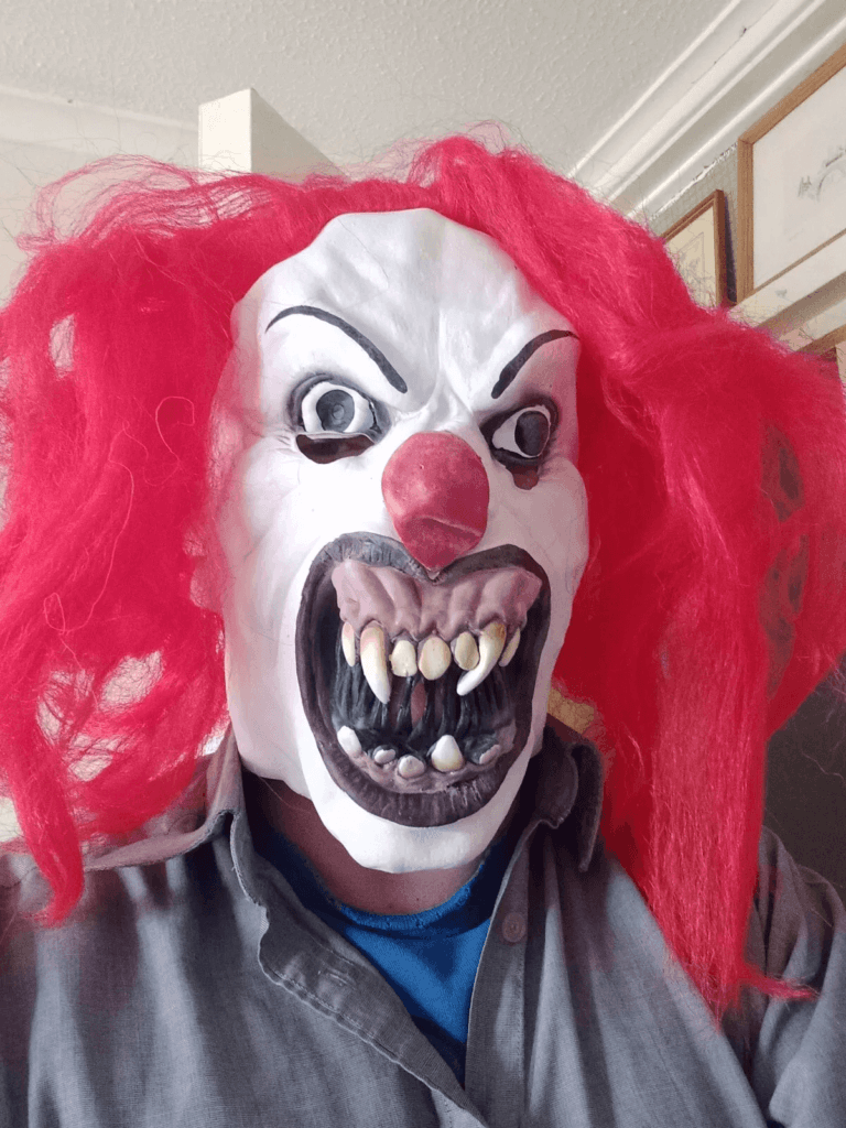 IT Pennywise the clown late x mask Adult size