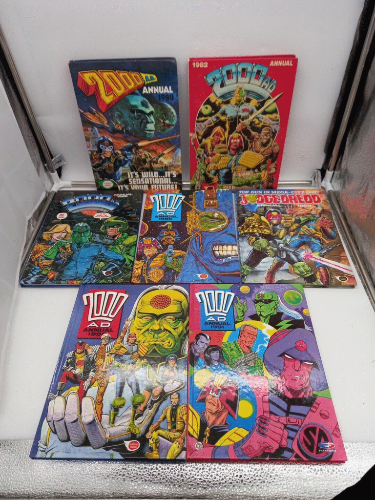 set of vintage 2000 AD annuals